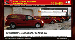 Desktop Screenshot of davesfloorsanding.com